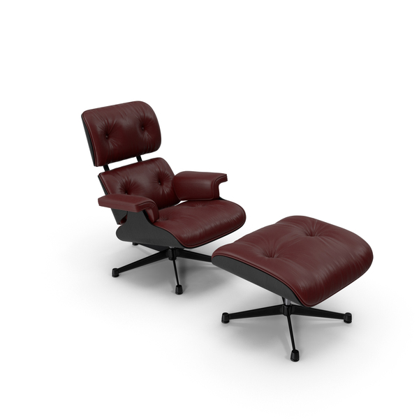 Eames Vitra Lounge Chair Black Red PNG & PSD Images Eames Vitra Lounge Chair Black Red PNG & PSD Images