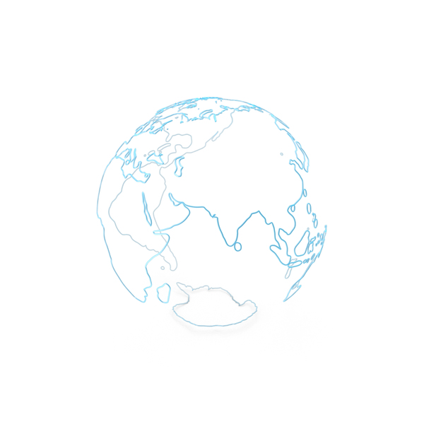 Globe Shape: Earth Contours of Continents Made of Blue Glass PNG & PSD Images Globe Shape: Earth Contours of Continents Made of Blue Glass PNG & PSD Images