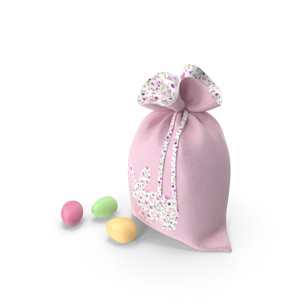 Easter Bag Pink PNG & PSD Images Easter Bag Pink PNG & PSD Images