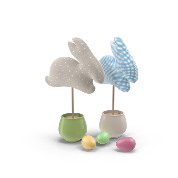 Bunny: Easter Decoration PNG & PSD Images