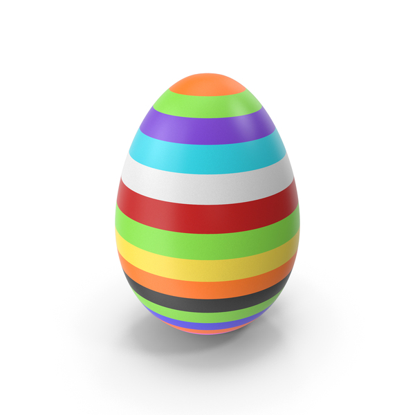 Easter Egg Multicolor PNG & PSD Images