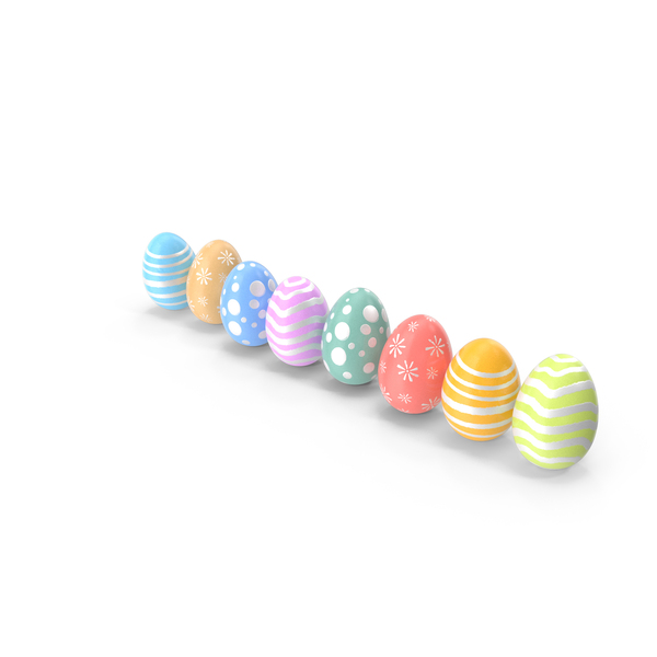 Easter Egg Set PNG & PSD Images Easter Egg Set PNG & PSD Images
