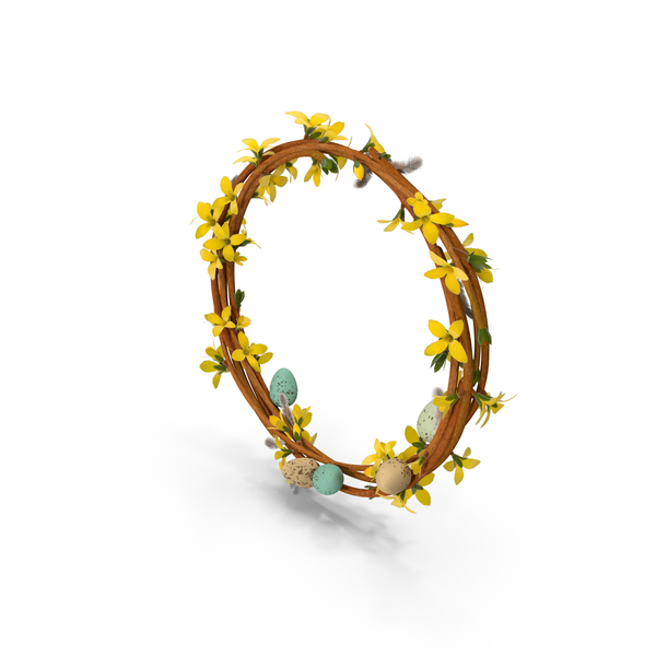 Easter Wreath PNG & PSD Images Easter Wreath PNG & PSD Images