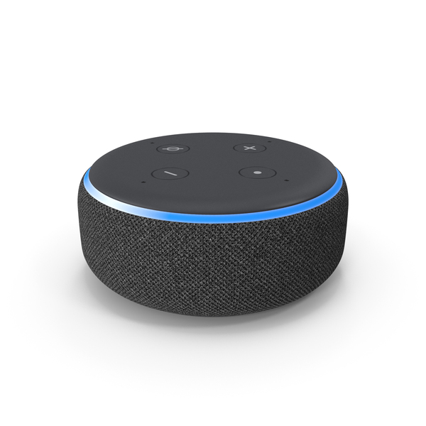 Echo Dot Smart Speaker PNG & PSD Images
