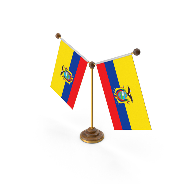 Ecuador Colombia Country Y Shaped Double Table Flag Stand PNG & PSD Images Ecuador Colombia Country Y Shaped Double Table Flag Stand PNG & PSD Images