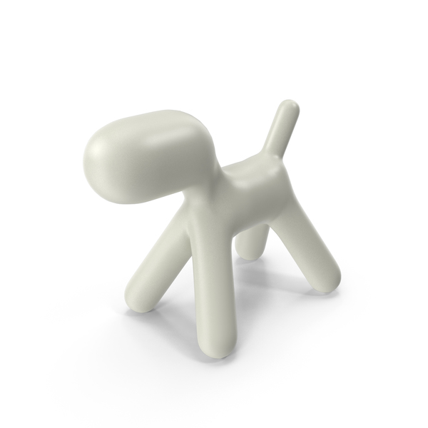 Children's: Eero Aarnio White Dog Chair PNG & PSD Images