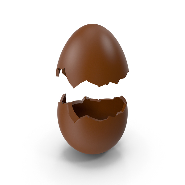 Easter: Egg Chocolate Broken PNG & PSD Images