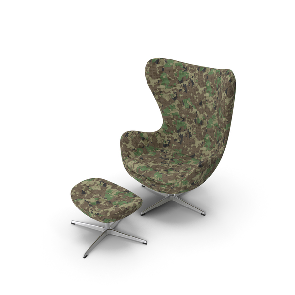 Egg Lounge Chair Camouflage PNG & PSD Images Egg Lounge Chair Camouflage PNG & PSD Images