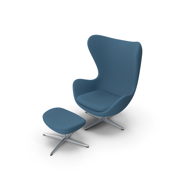 Egg Lounge Chair Fabric Blue PNG & PSD Images Egg Lounge Chair Fabric Blue PNG & PSD Images