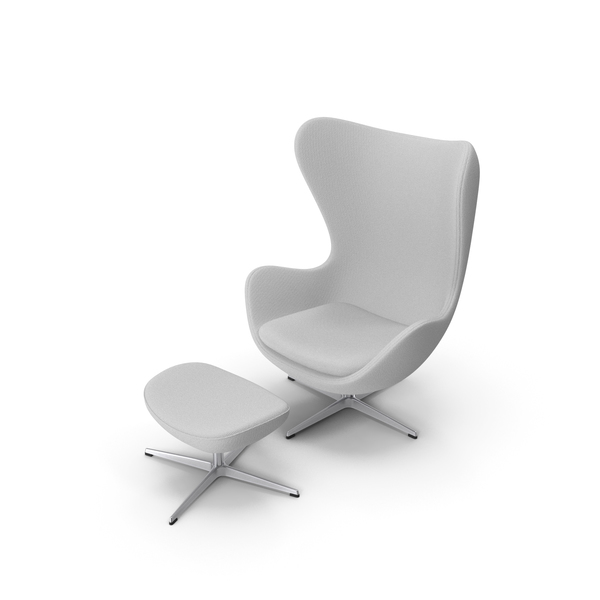 Egg Lounge Chair Fabric White PNG & PSD Images Egg Lounge Chair Fabric White PNG & PSD Images