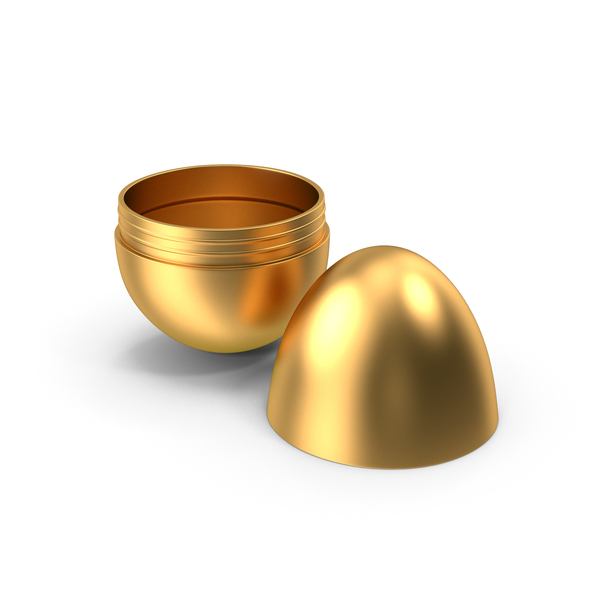 Toys: Egg Single Toy Open Metal PNG & PSD Images