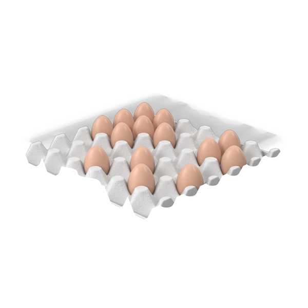Egg Tray With Eggs PNG & PSD Images