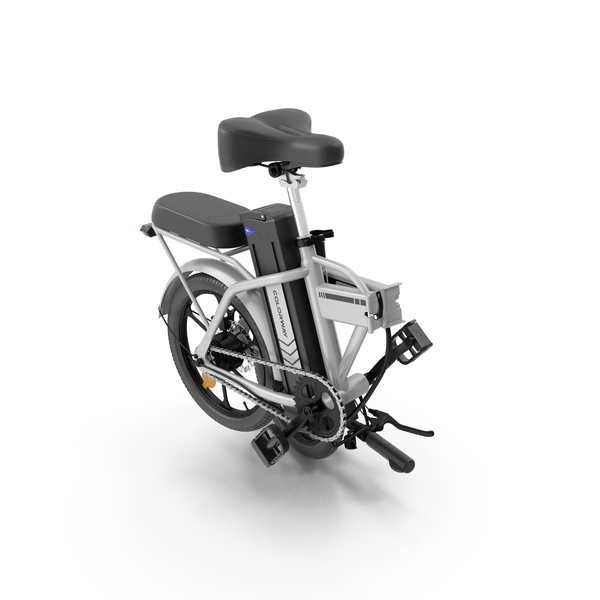 Electric Bike Colorway White Folded PNG & PSD Images Electric Bike Colorway White Folded PNG & PSD Images