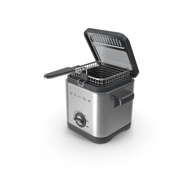 Deep: Electric Fryer With Basket PNG & PSD Images