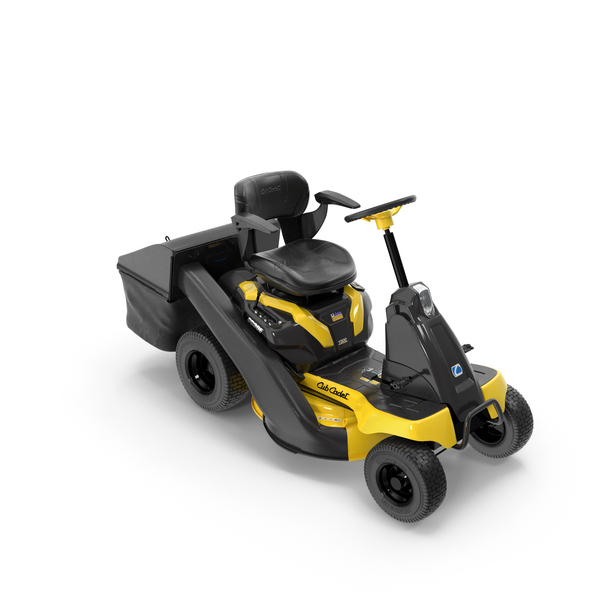 Electric Riding Lawn Mower With Bagger Cub Cadet CC30E PNG & PSD Images Electric Riding Lawn Mower With Bagger Cub Cadet CC30E PNG & PSD Images