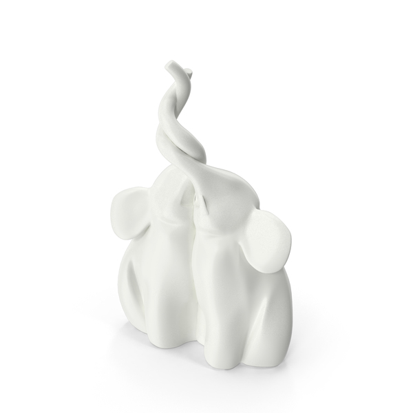Animal Figurine: Elephant Couple PNG & PSD Images Animal Figurine: Elephant Couple PNG & PSD Images