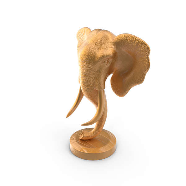Statue: Elephant Gold PNG & PSD Images Statue: Elephant Gold PNG & PSD Images