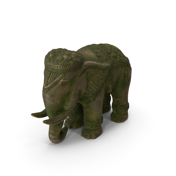 Elephant Statue Old Gold PNG & PSD Images Elephant Statue Old Gold PNG & PSD Images
