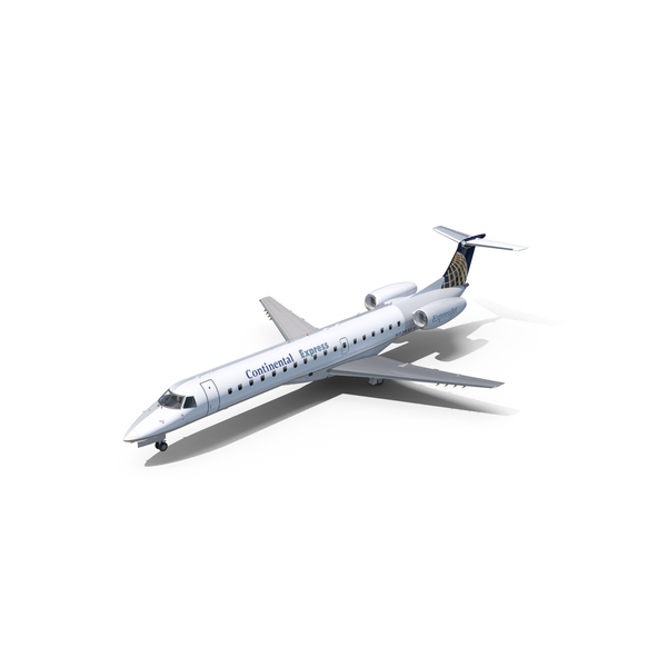 Airliner: Embraer ERJ145 Regional Jet Continental Express PNG & PSD Images Airliner: Embraer ERJ145 Regional Jet Continental Express PNG & PSD Images