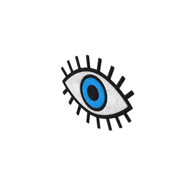 Sewing: Embroidered Patch Evil Eye PNG & PSD Images
