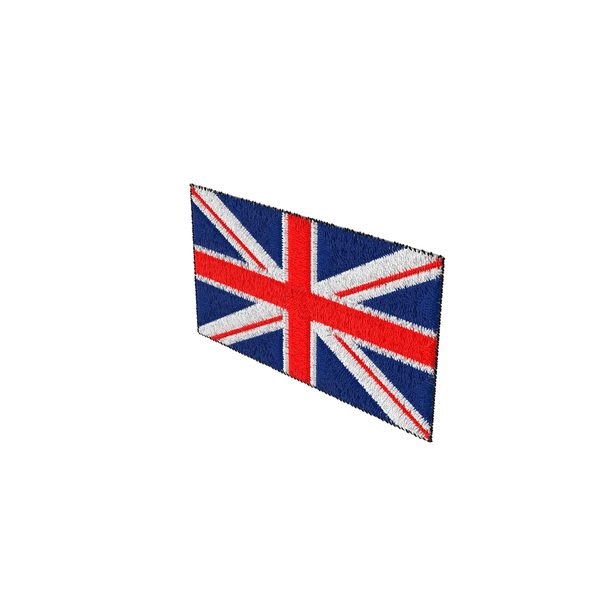 Fashion Accessories: Embroidered Patch Flag UK PNG & PSD Images