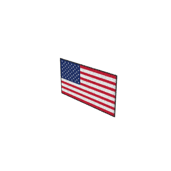 Sewing: Embroidered Patch Flag USA PNG & PSD Images