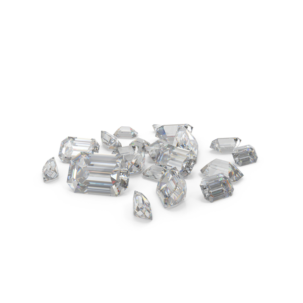 Diamond: Emerald Cut Diamonds PNG & PSD Images