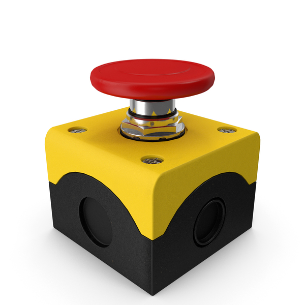 Pushbutton Switch: Emergency Button PNG & PSD Images