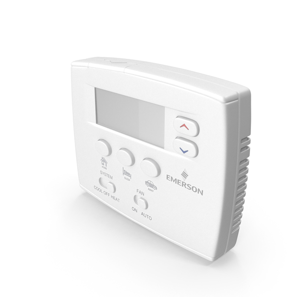Emerson Programmable Heat Cool Thermostat PNG & PSD Images Emerson Programmable Heat Cool Thermostat PNG & PSD Images