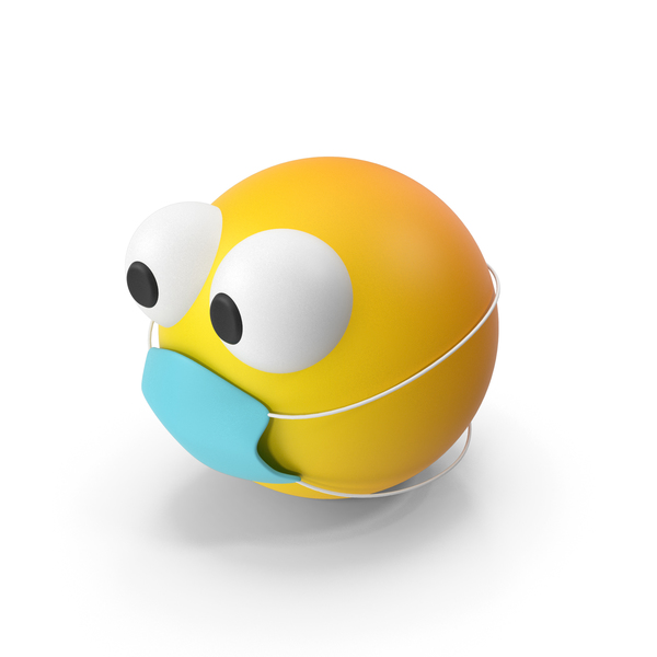 Smiley Face: Emoji with Mask PNG & PSD Images Smiley Face: Emoji with Mask PNG & PSD Images