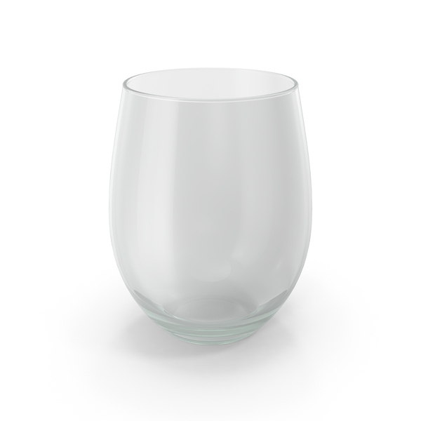 Glassware: Empty Stemless Wine Tumbler PNG & PSD Images