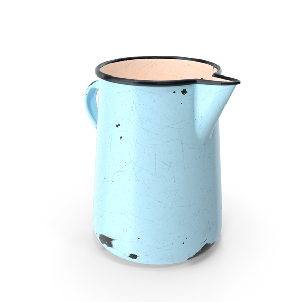 Pitcher: Enamel Jug Old PNG & PSD Images