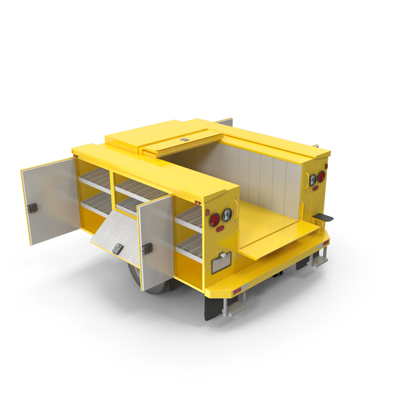 Cargo Trailer: Enclosed Utility Truck Cabin PNG & PSD Images