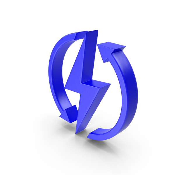 Computer Icon: Energy Symbol Blue PNG & PSD Images Computer Icon: Energy Symbol Blue PNG & PSD Images
