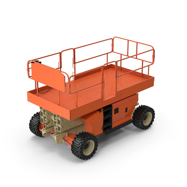 Engine Powered Scissor Lift PNG & PSD Images Engine Powered Scissor Lift PNG & PSD Images