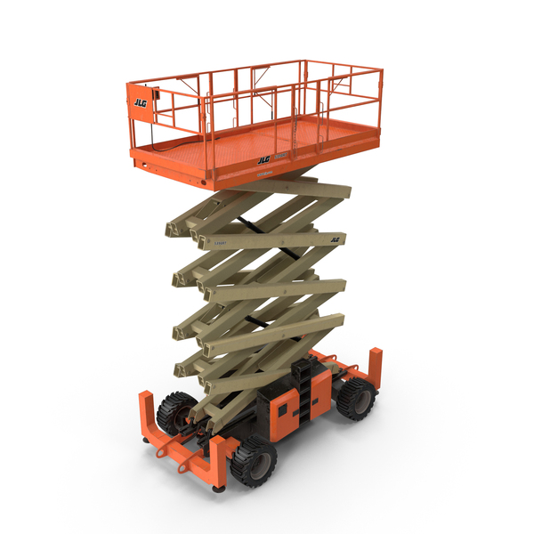 Engine Powered Scissor Lift JLG 5394RT PNG & PSD Images