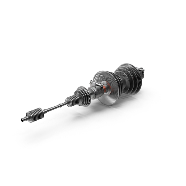 Jet: Engine Turbine Assembly PNG & PSD Images