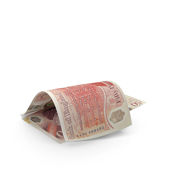 Currency: England 50 Pound Money Two Note Ground PNG & PSD Images
