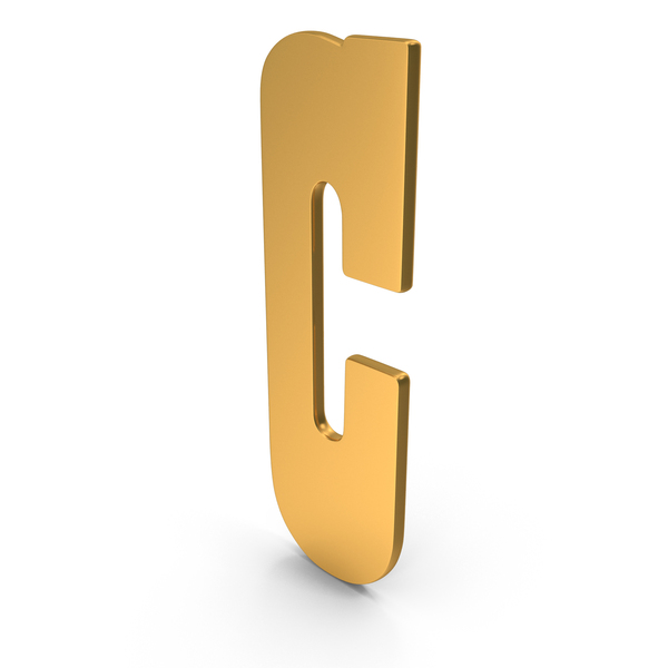 English Alphabet C Icon Gold PNG Images & PSDs for Download ...