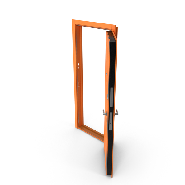 Entrance Door Orange PNG & PSD Images Entrance Door Orange PNG & PSD Images