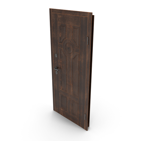 Interior: Entrance Door Walnut Damaged PNG & PSD Images Interior: Entrance Door Walnut Damaged PNG & PSD Images