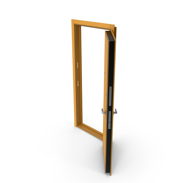 Entrance Door Yellow Open. PNG & PSD Images Entrance Door Yellow Open. PNG & PSD Images