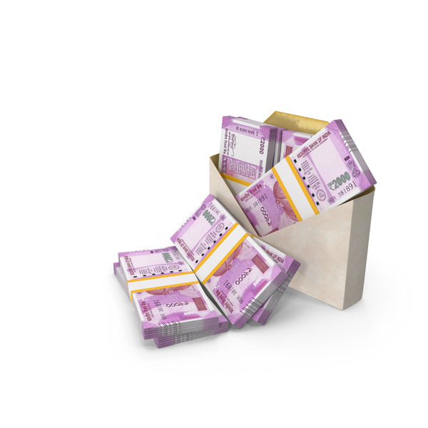 Envelop With Indian 2000 Rupees Money Notes Currency Lots PNG & PSD Images