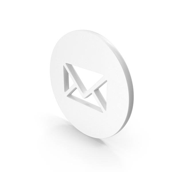 Logo: Envelope Letter White PNG & PSD Images