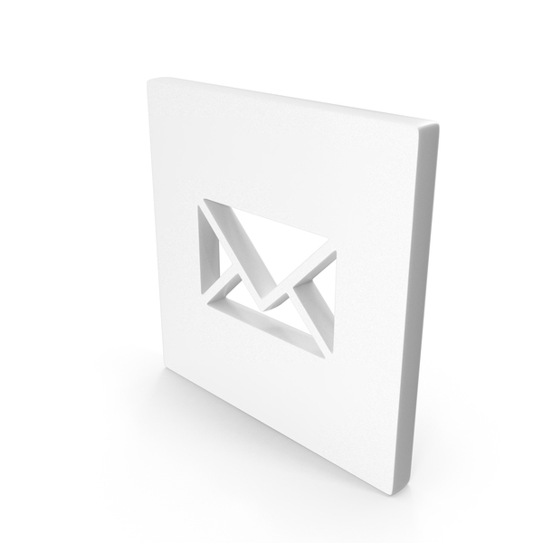 Symbols: Envelope Letter White PNG & PSD Images