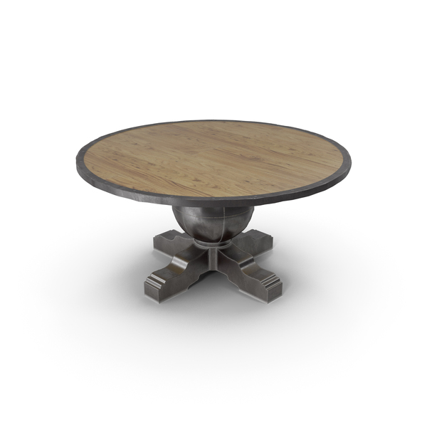 Enzo Industrial Loft Pine Metal Round Dining Table PNG & PSD Images Enzo Industrial Loft Pine Metal Round Dining Table PNG & PSD Images