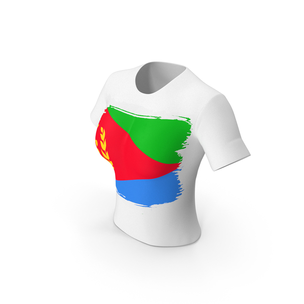 Tank Top: Eritrea Country Flag Paint On T Shirt Women PNG & PSD Images Tank Top: Eritrea Country Flag Paint On T Shirt Women PNG & PSD Images