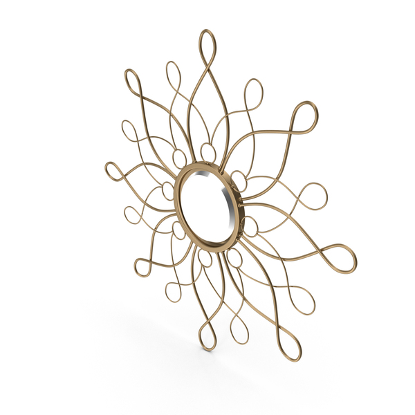 Esther Flower Accent Wall Mirror PNG & PSD Images Esther Flower Accent Wall Mirror PNG & PSD Images