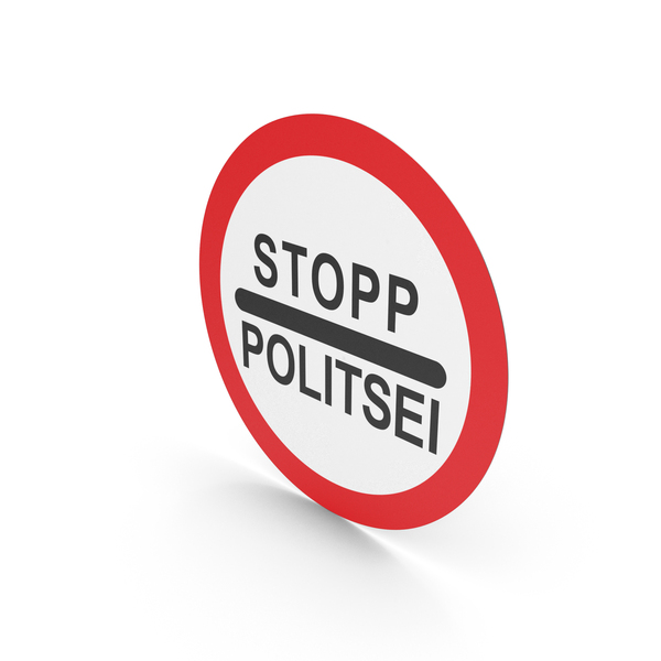 Estonian Police Sign PNG & PSD Images