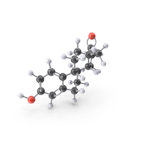 Estrogen (Estrone) Molecule PNG & PSD Images Estrogen (Estrone) Molecule PNG & PSD Images